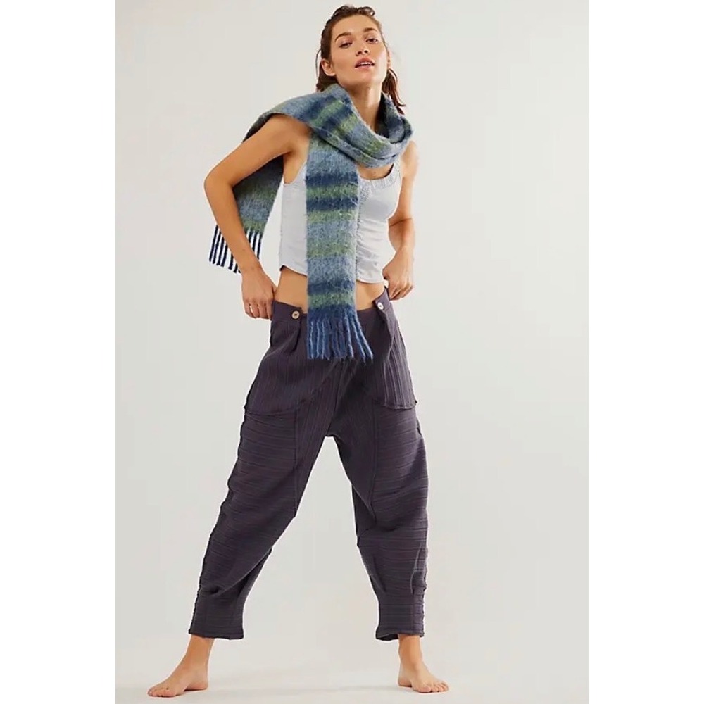 Free People Intimately Good Feels Joggers Relaxation Lounge In Black Pearl Sz L